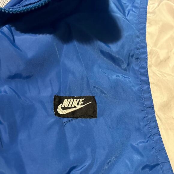 Flawless 90s nike windbreaker vtg 90's Nike Windbreaker Gray Tag Half Zip Cinch - Picture 2 of 5
